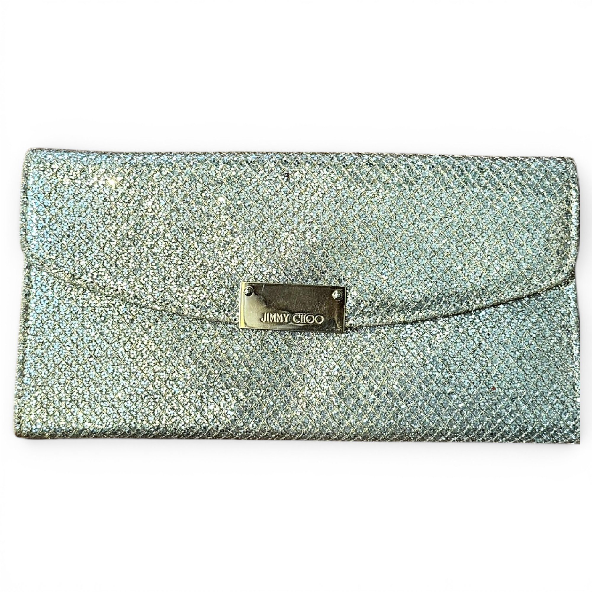 Glitter clutch bag