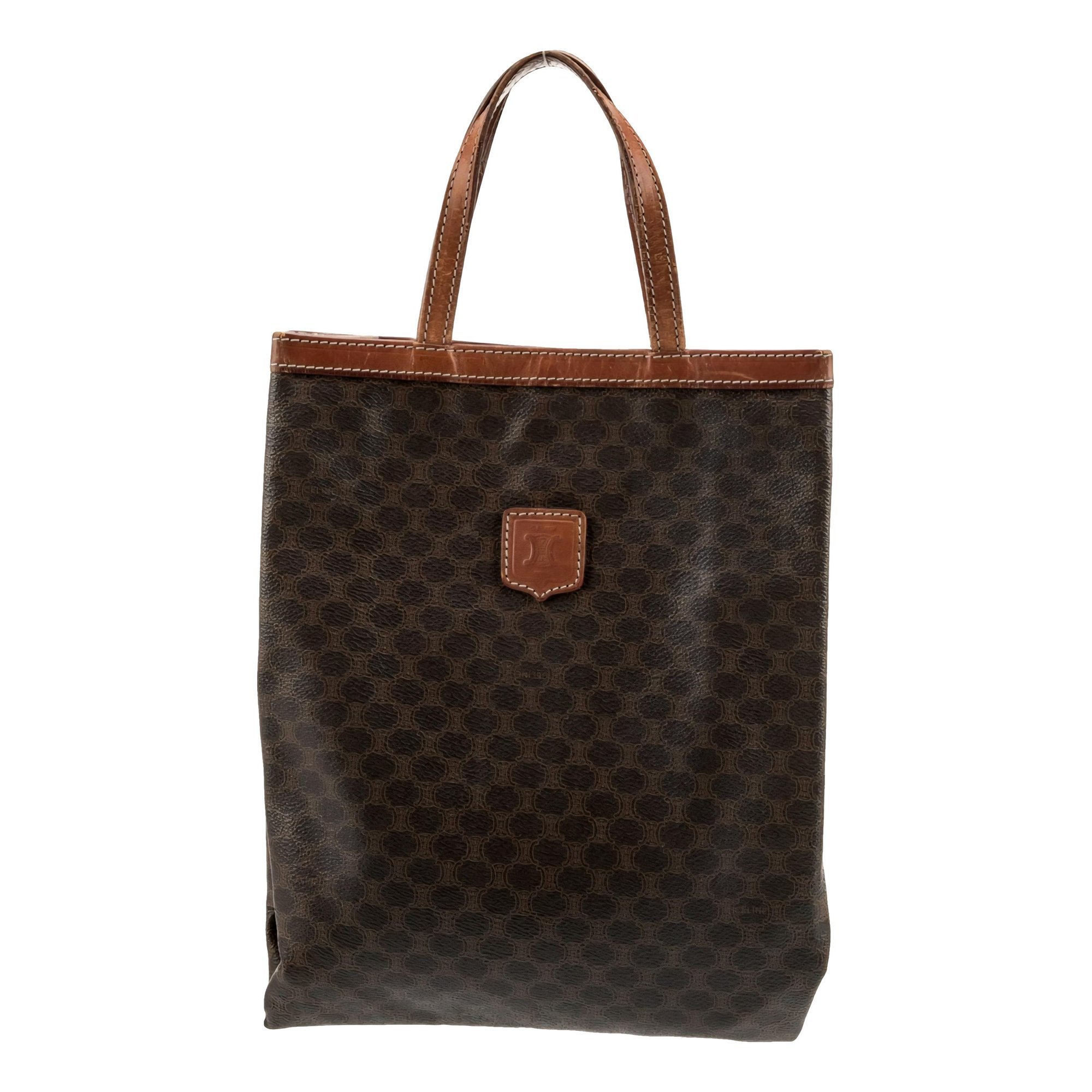 Cabas leather tote