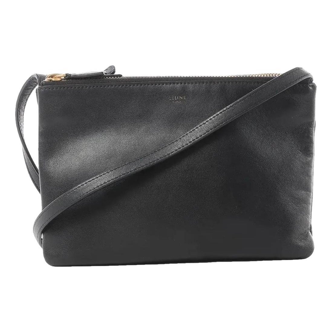 Trio leather crossbody bag