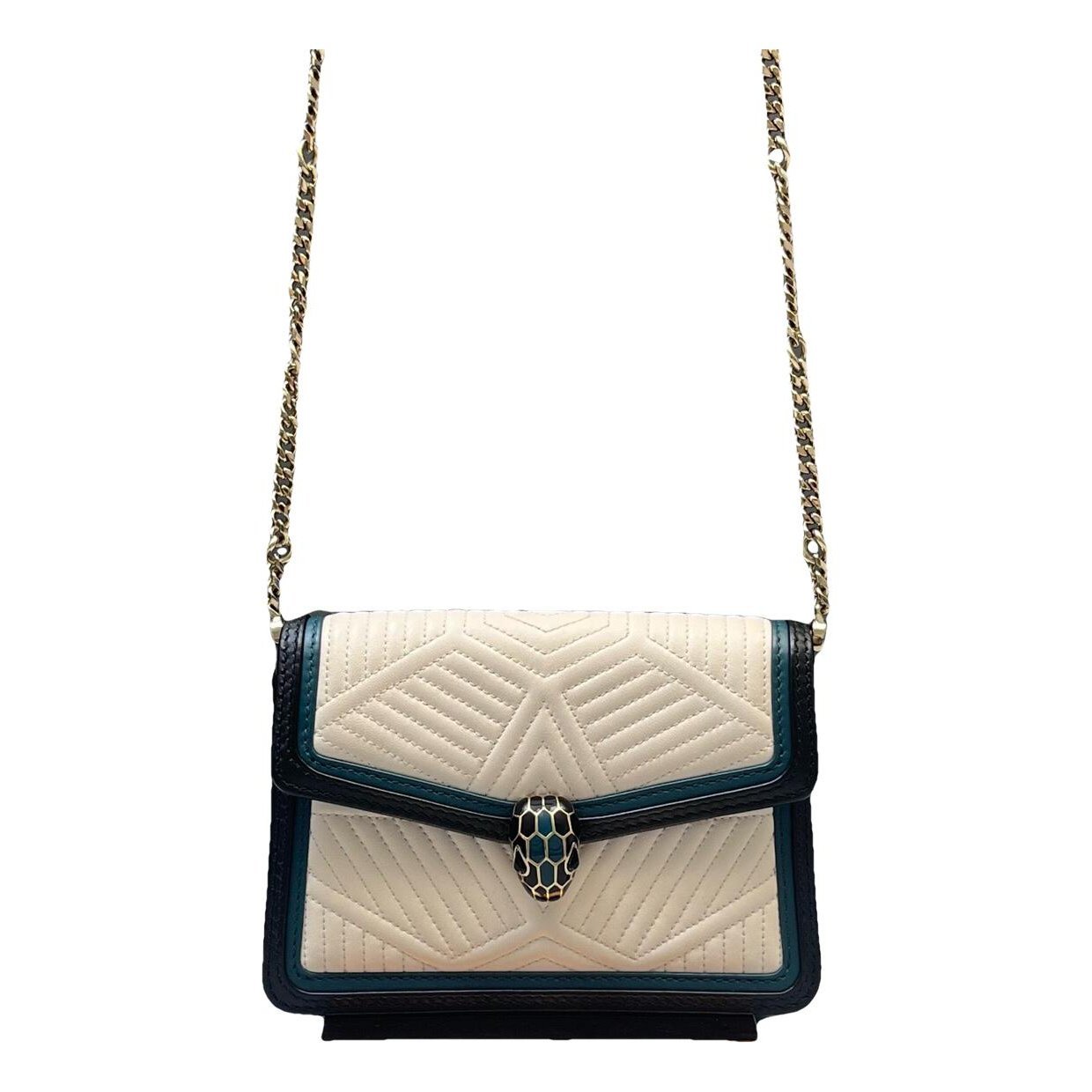 Serpenti leather handbag