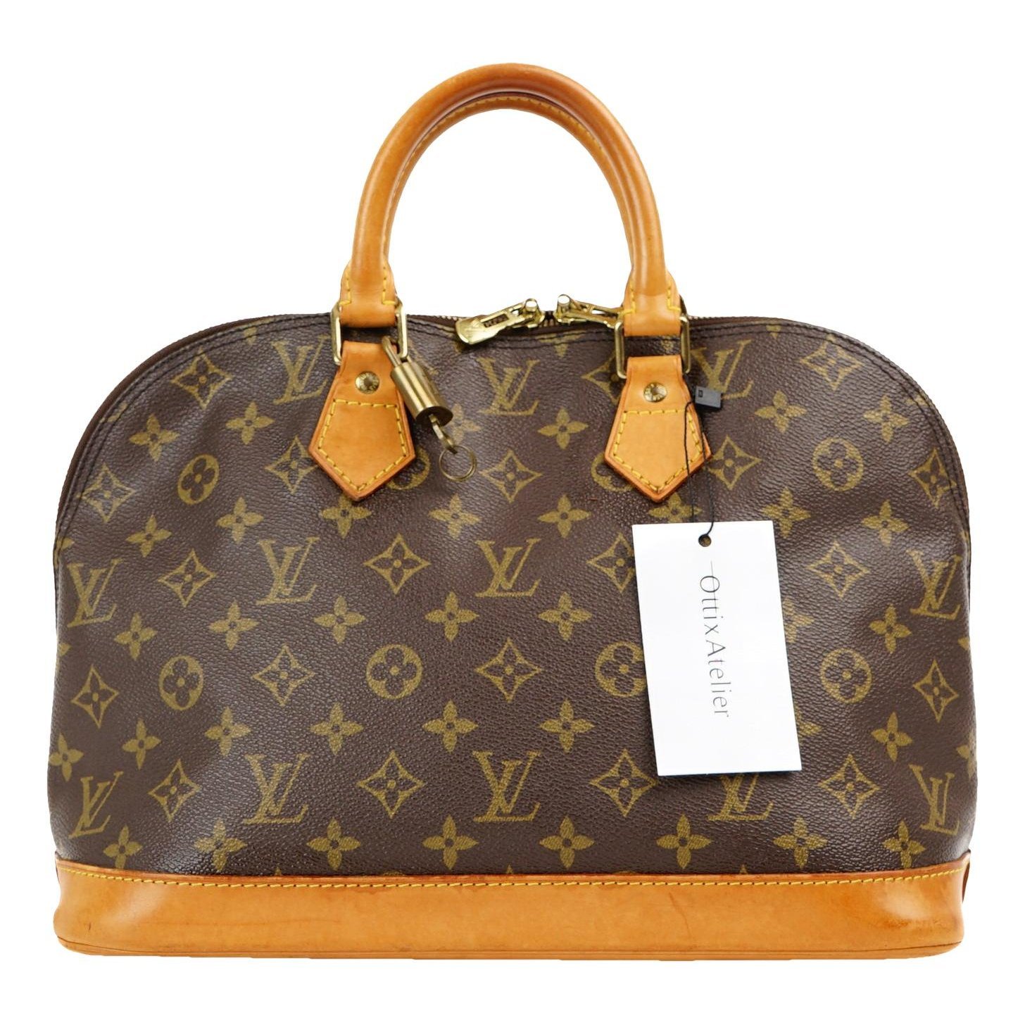 Alma leather handbag