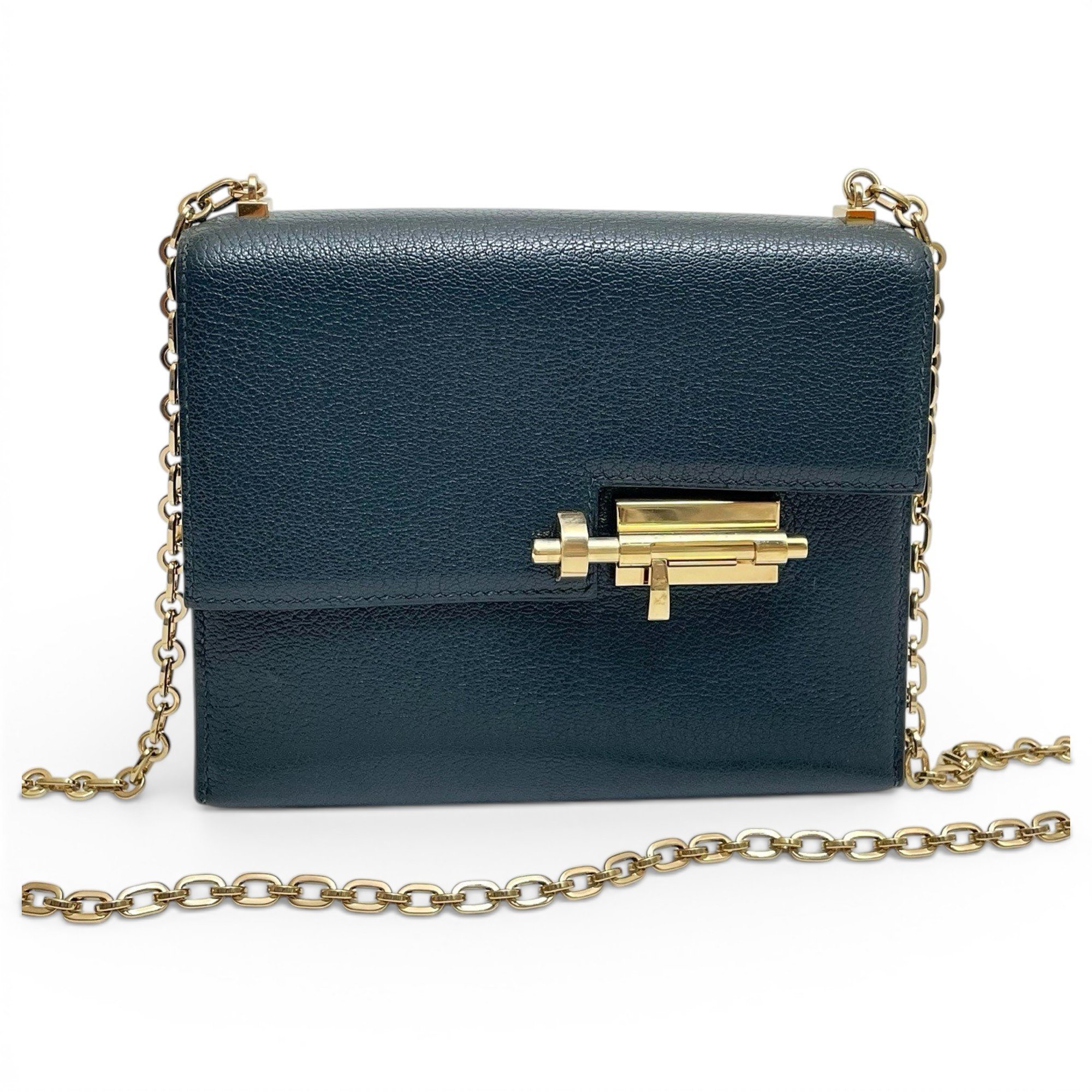 Verrou Mini leather handbag