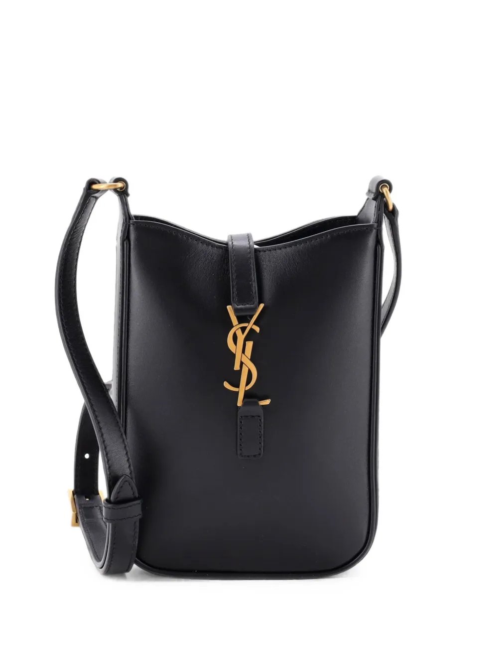 Le 5 a 7 Vertical Shoulder Bag Leather Mini crossbody bag