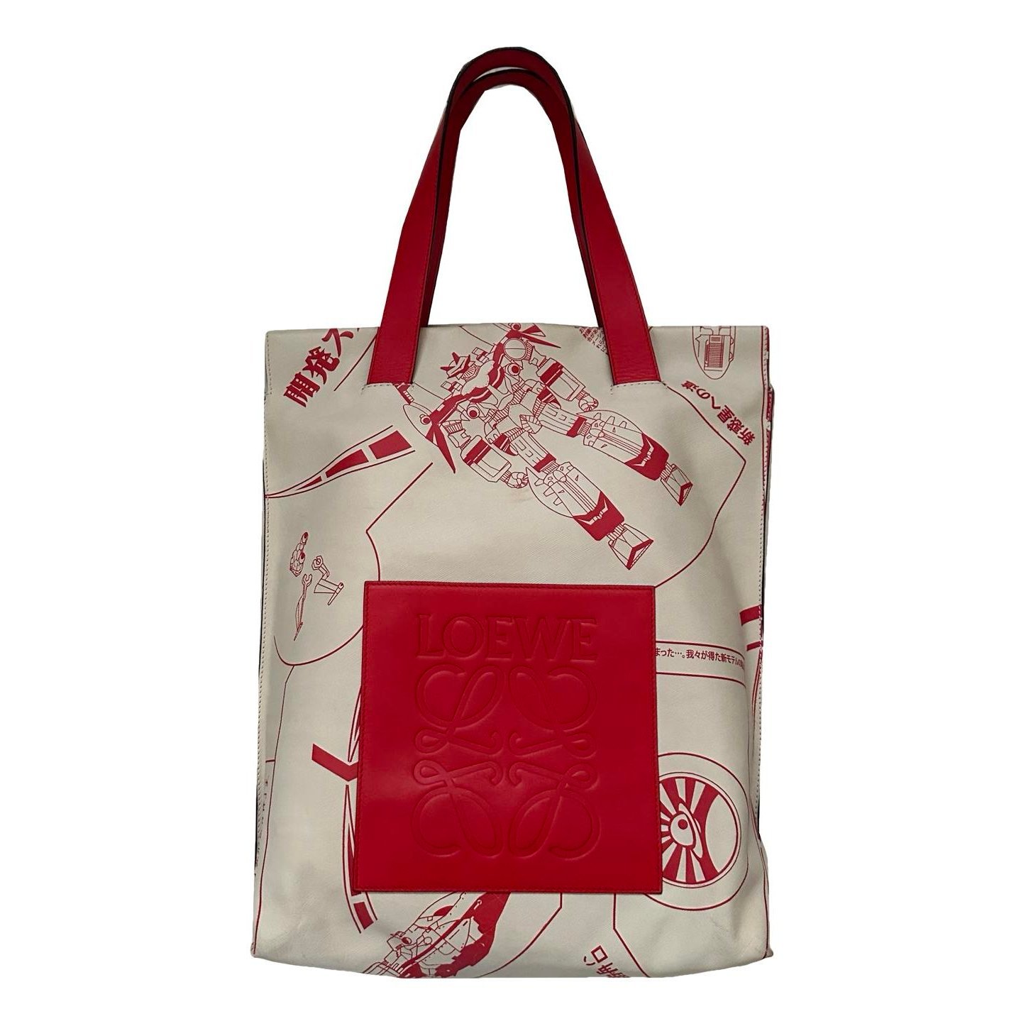 Buckle Tote leather tote