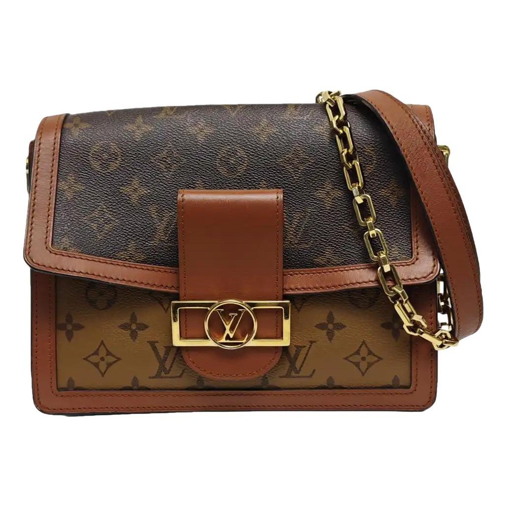 Dauphine leather crossbody bag