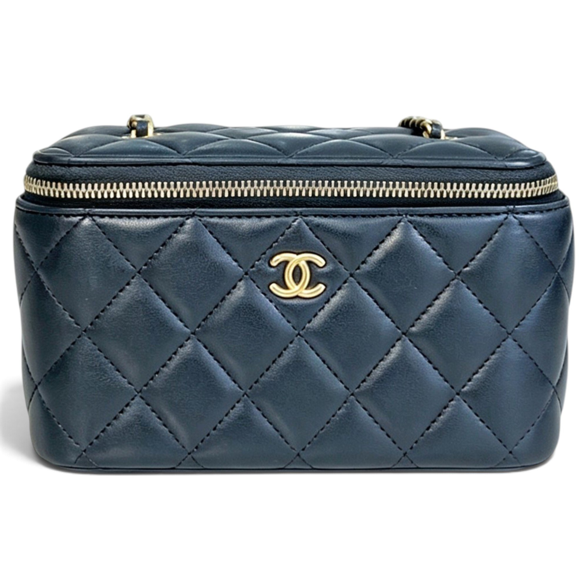Trendy CC Vanity leather handbag