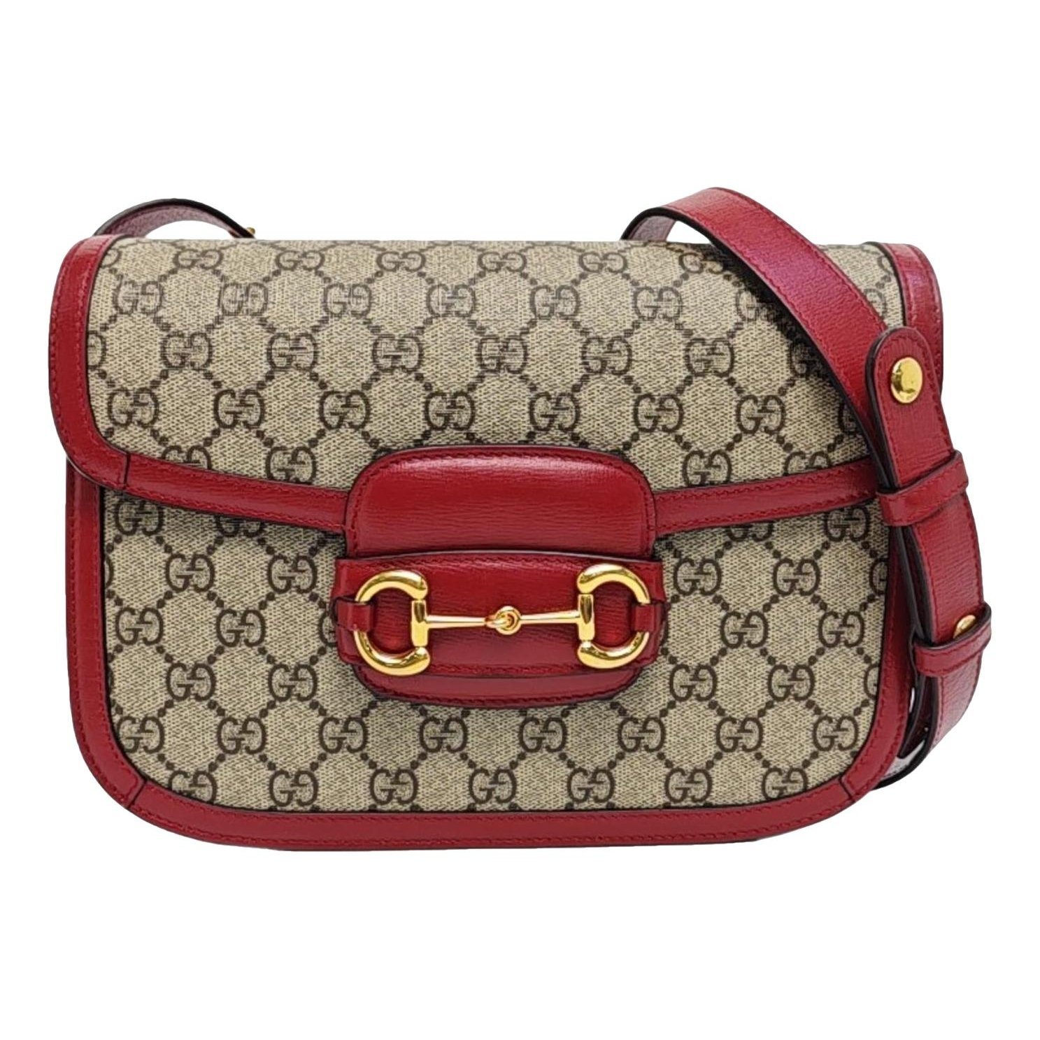 Handle Horsebit 1955 cloth crossbody bag