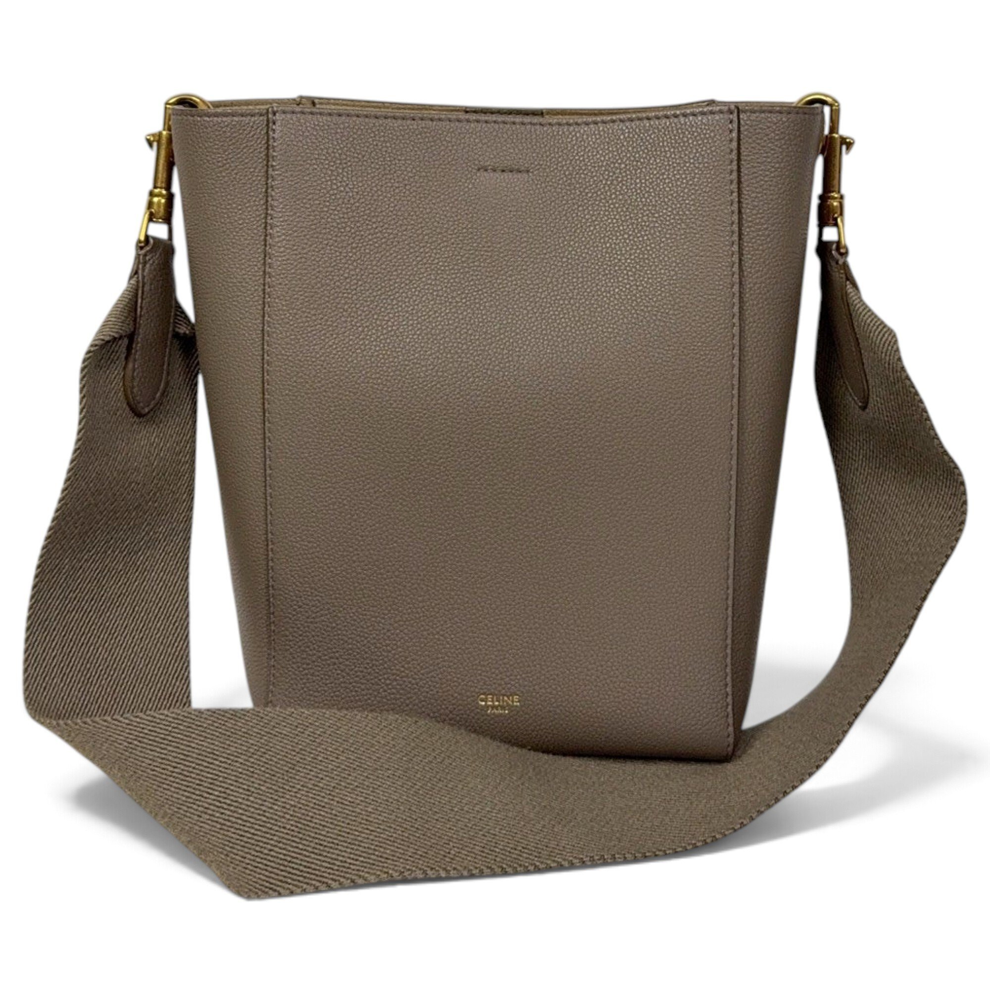 Seau Sangle leather handbag
