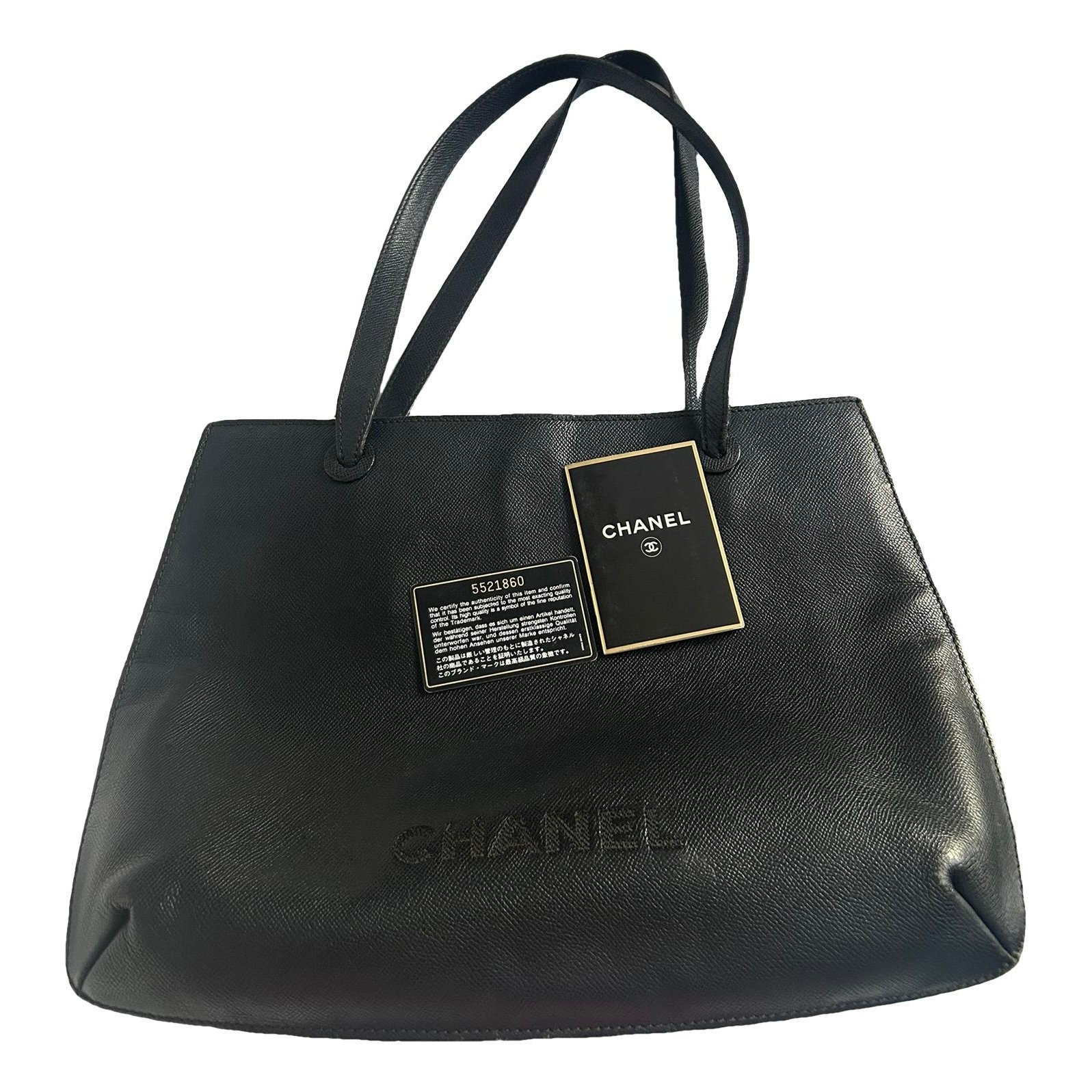 Leather tote