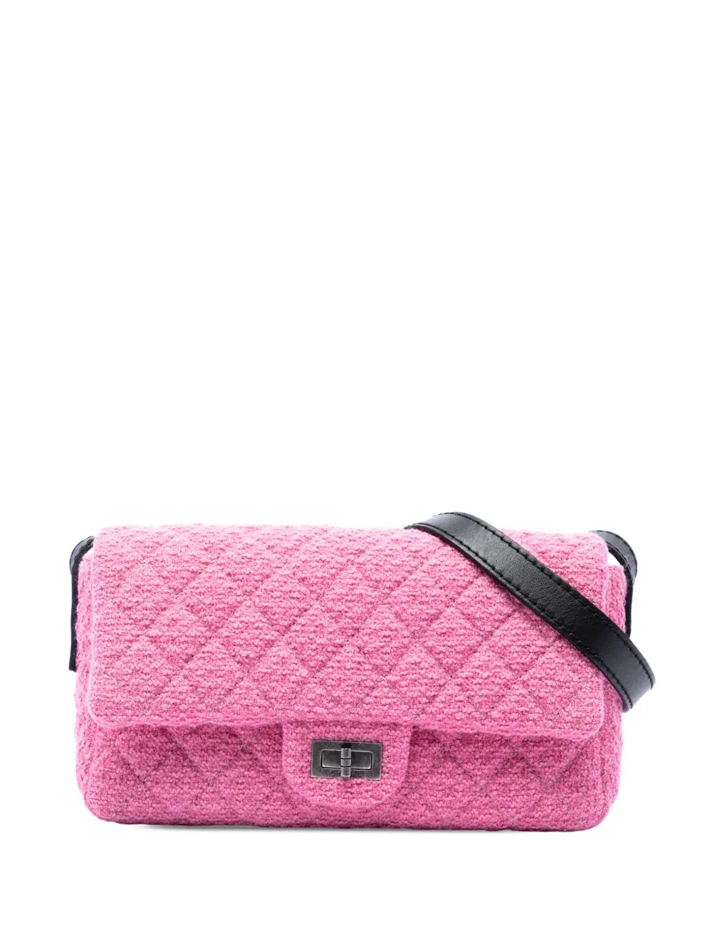 2009-2010 Small Quilted Tweed Reissue 2.55 Easy Messenger Flap crossbody bag