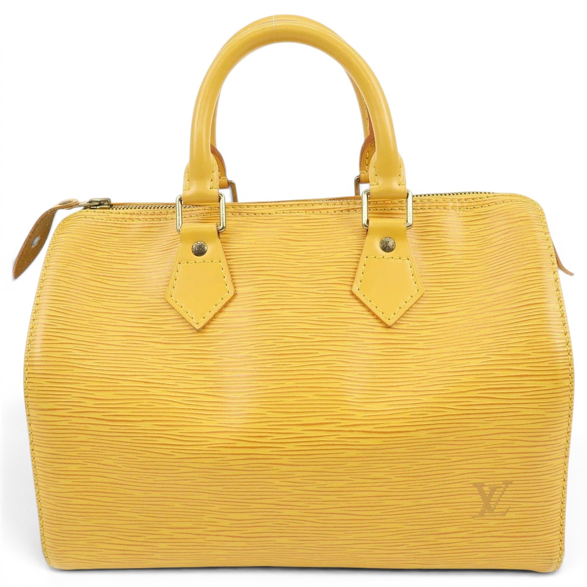 Speedy leather handbag