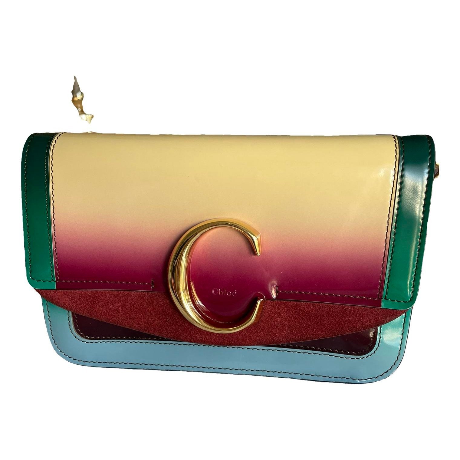 C leather crossbody bag
