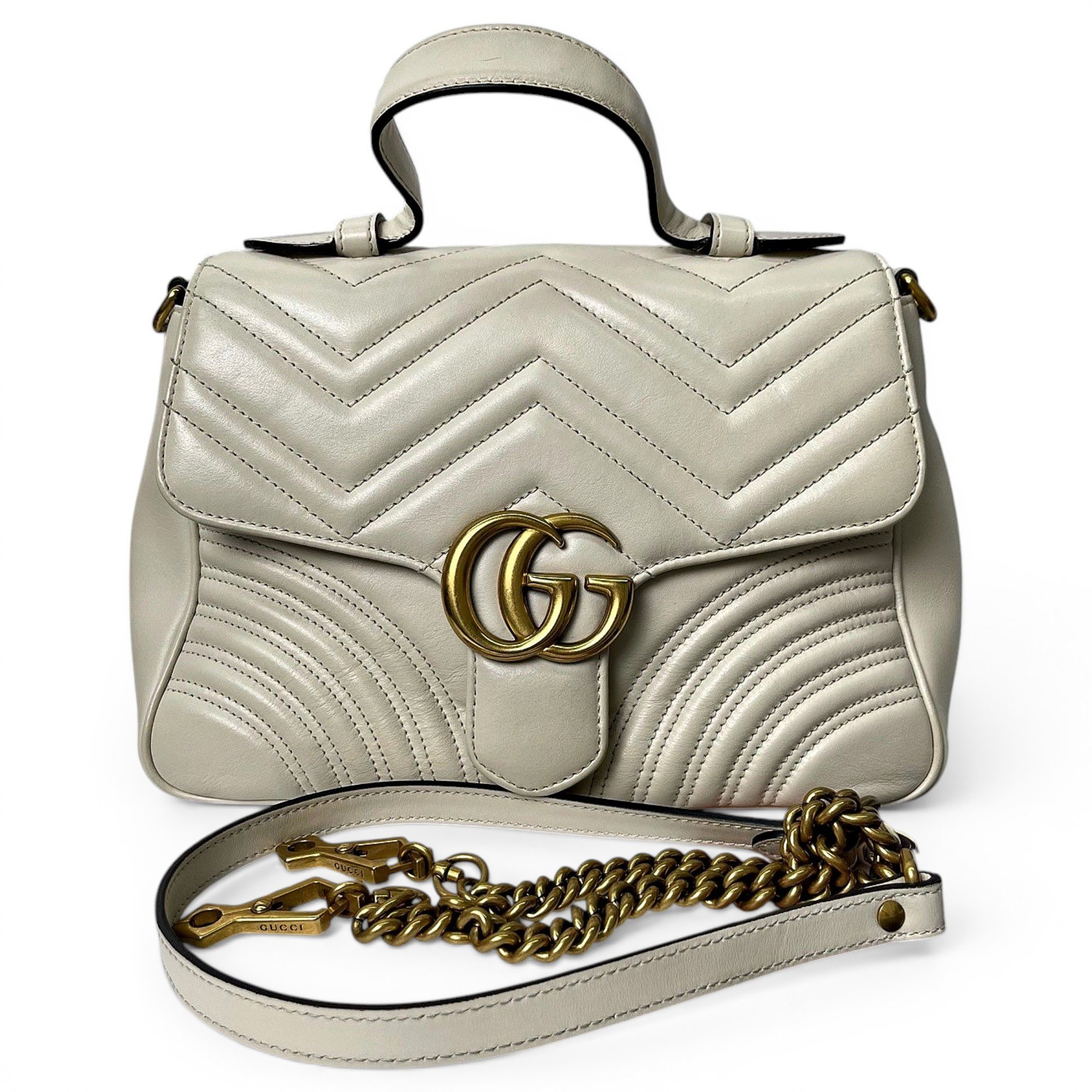 GG Marmont Flap leather handbag