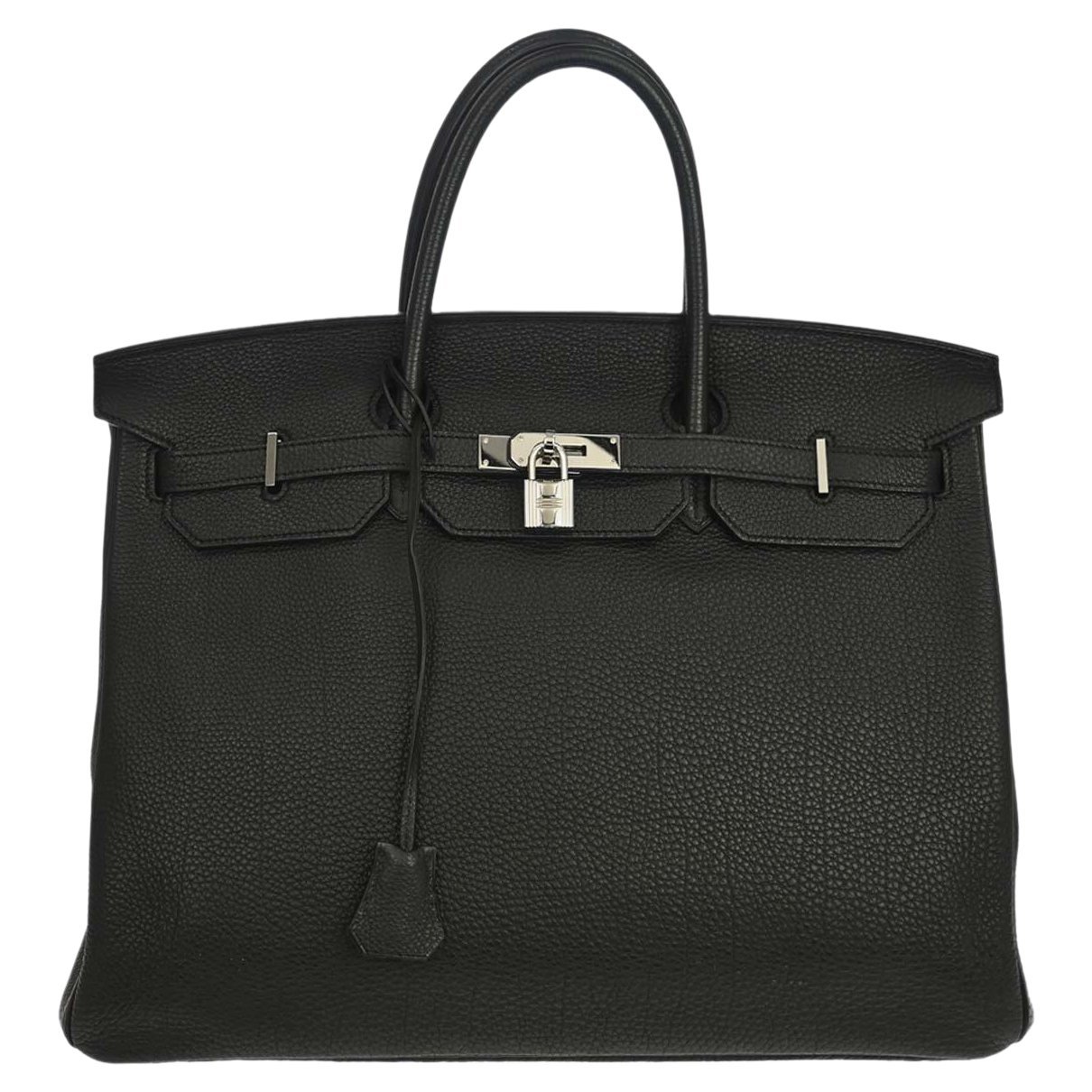 Hermes Birkin 35 Handbag Black Togo Leather