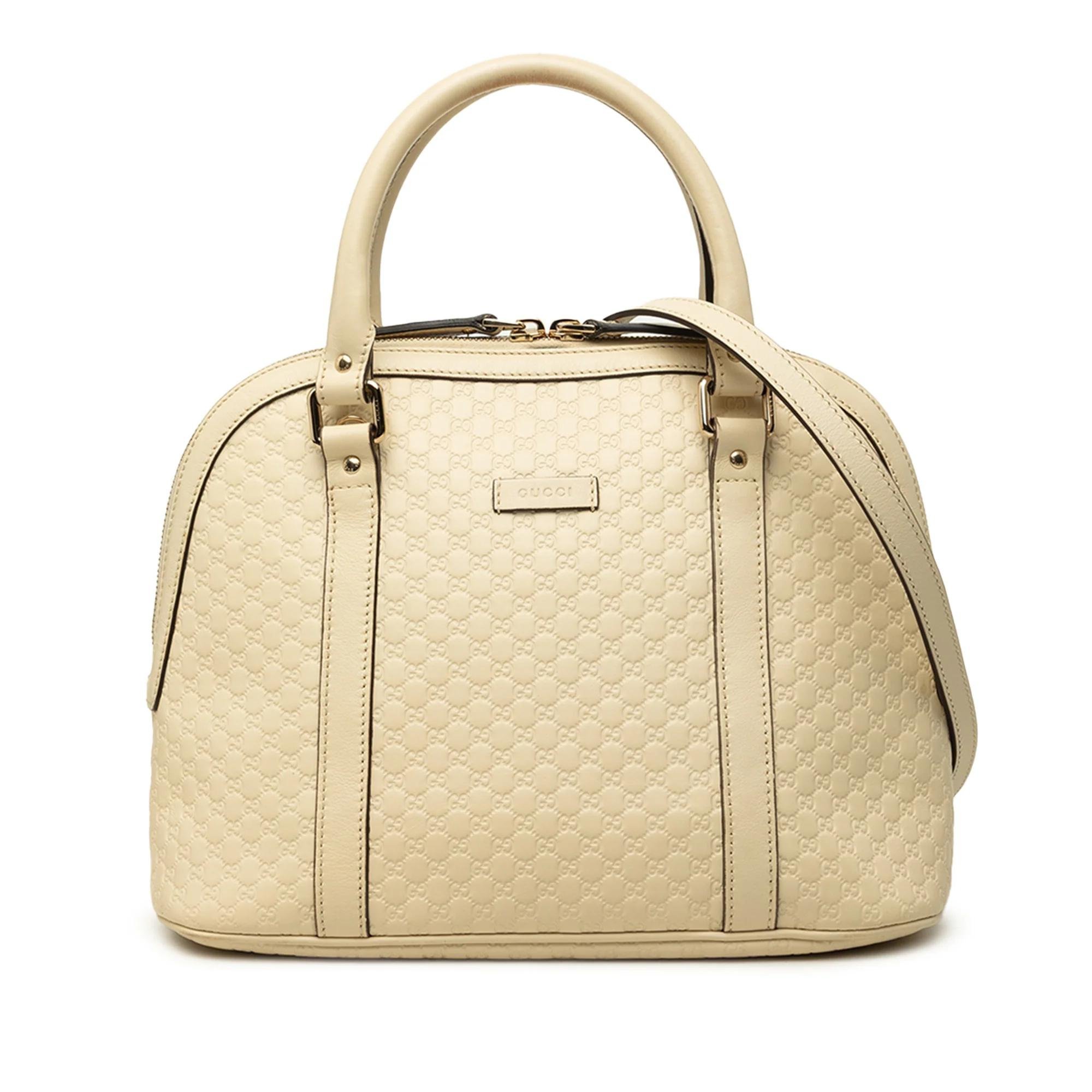Dôme leather satchel