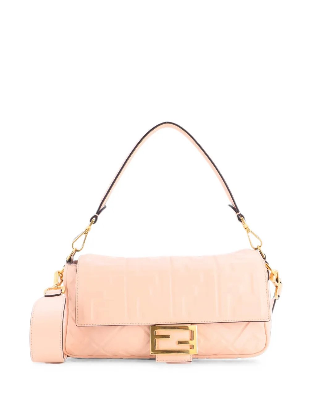 Baguette NM Bag Zucca Embossed Leather Medium crossbody bag