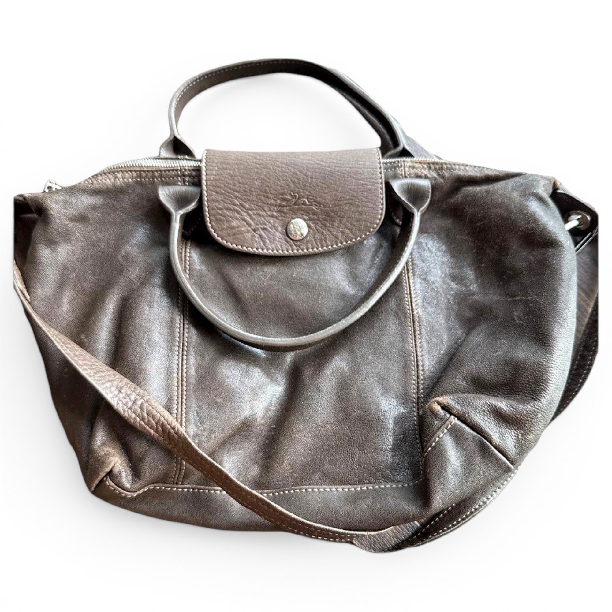 Leather handbag