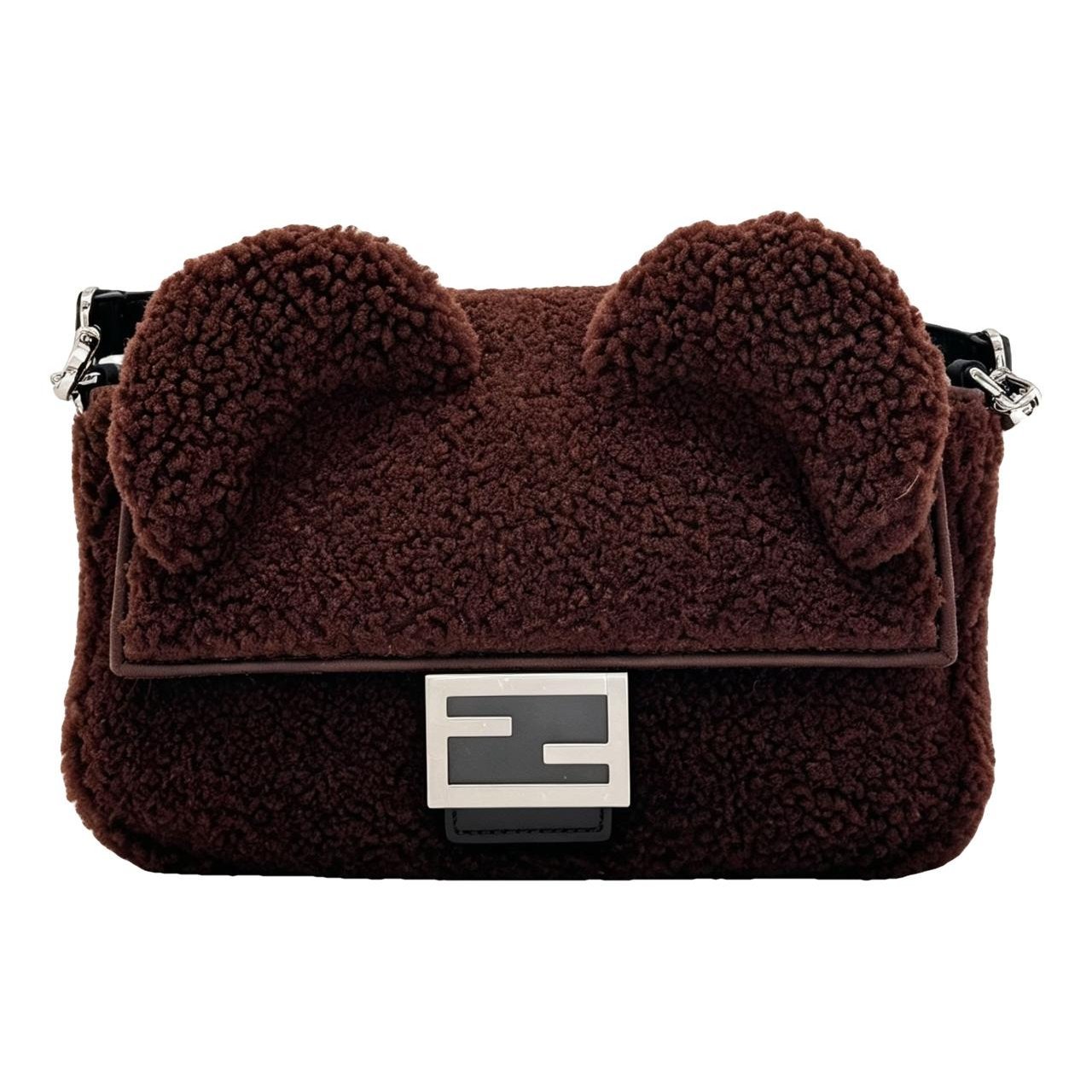 Baguette wool handbag