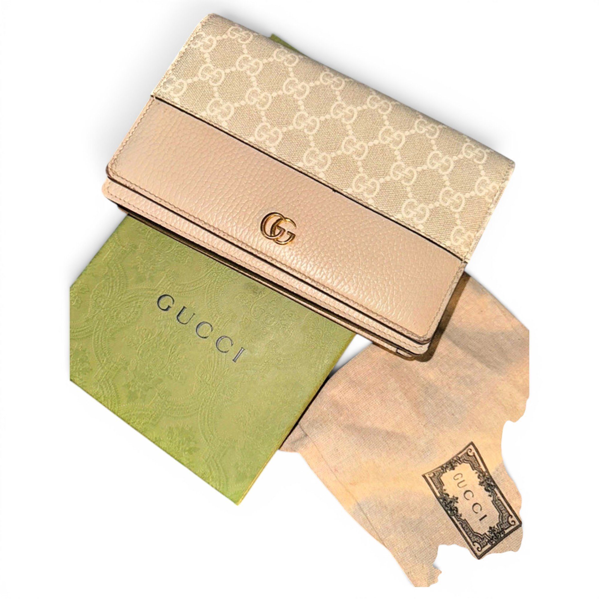 Marmont leather clutch bag