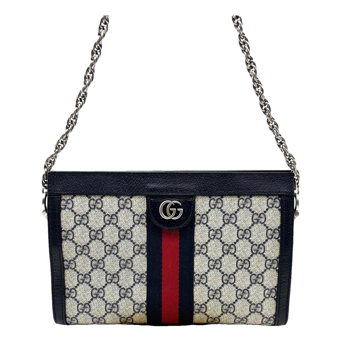 Ophidia cloth clutch bag