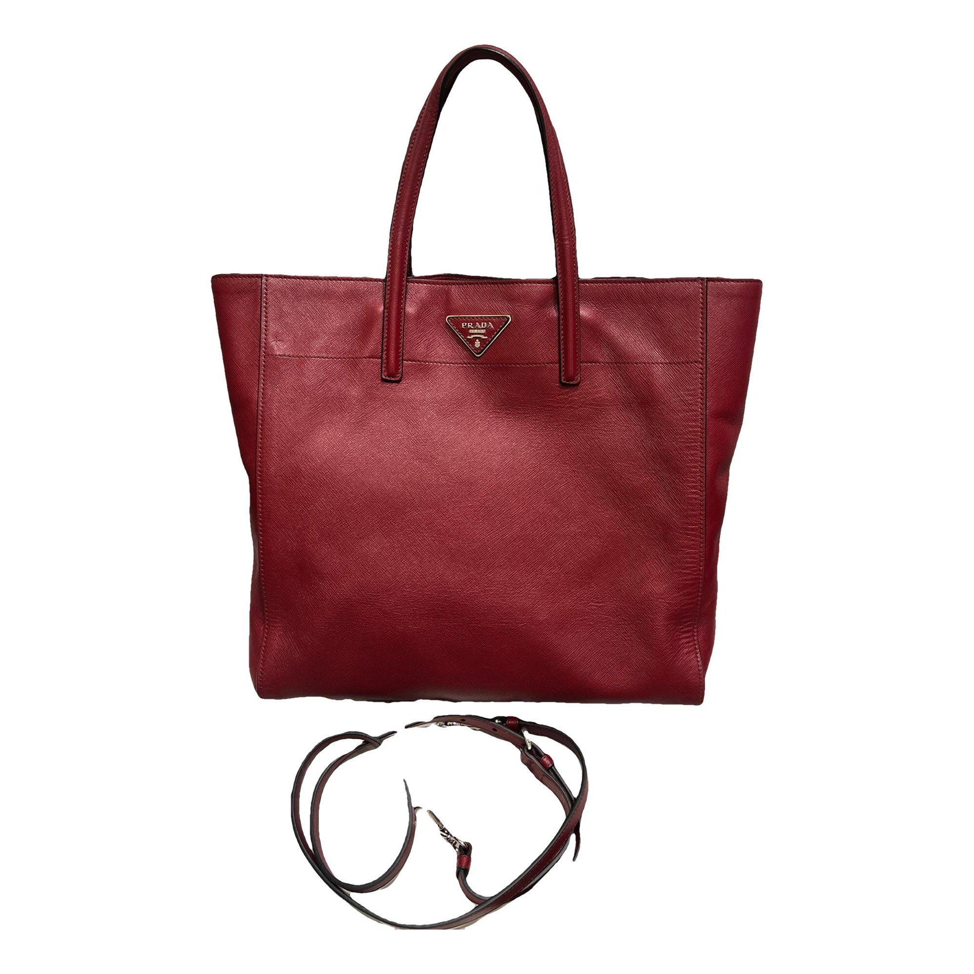 Leather handbag