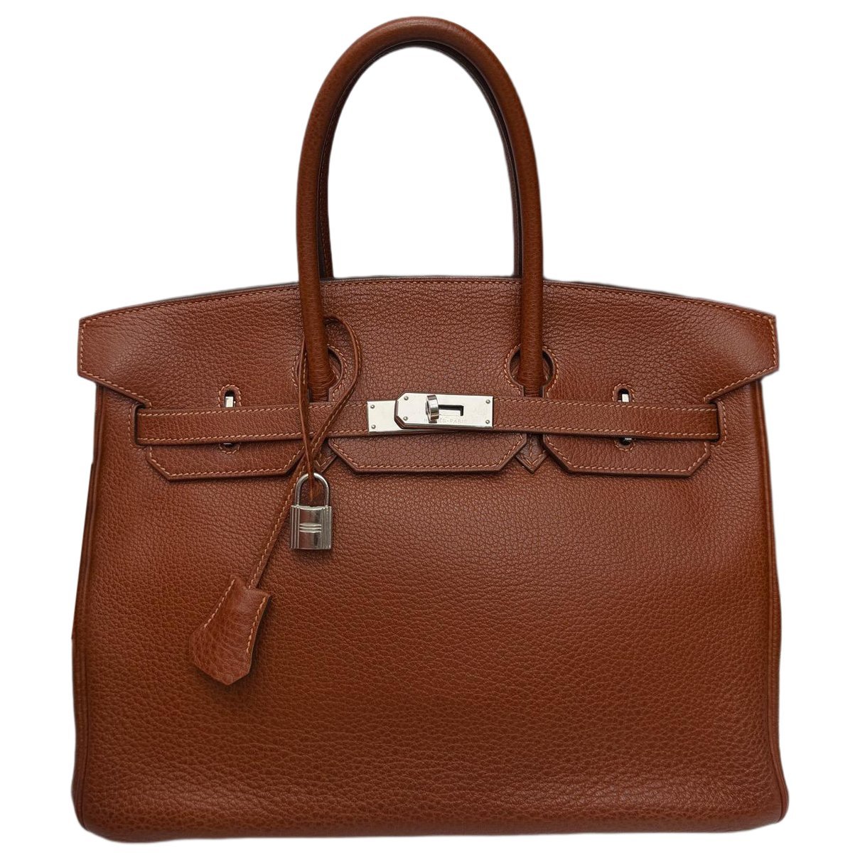 Birkin 35 leather handbag