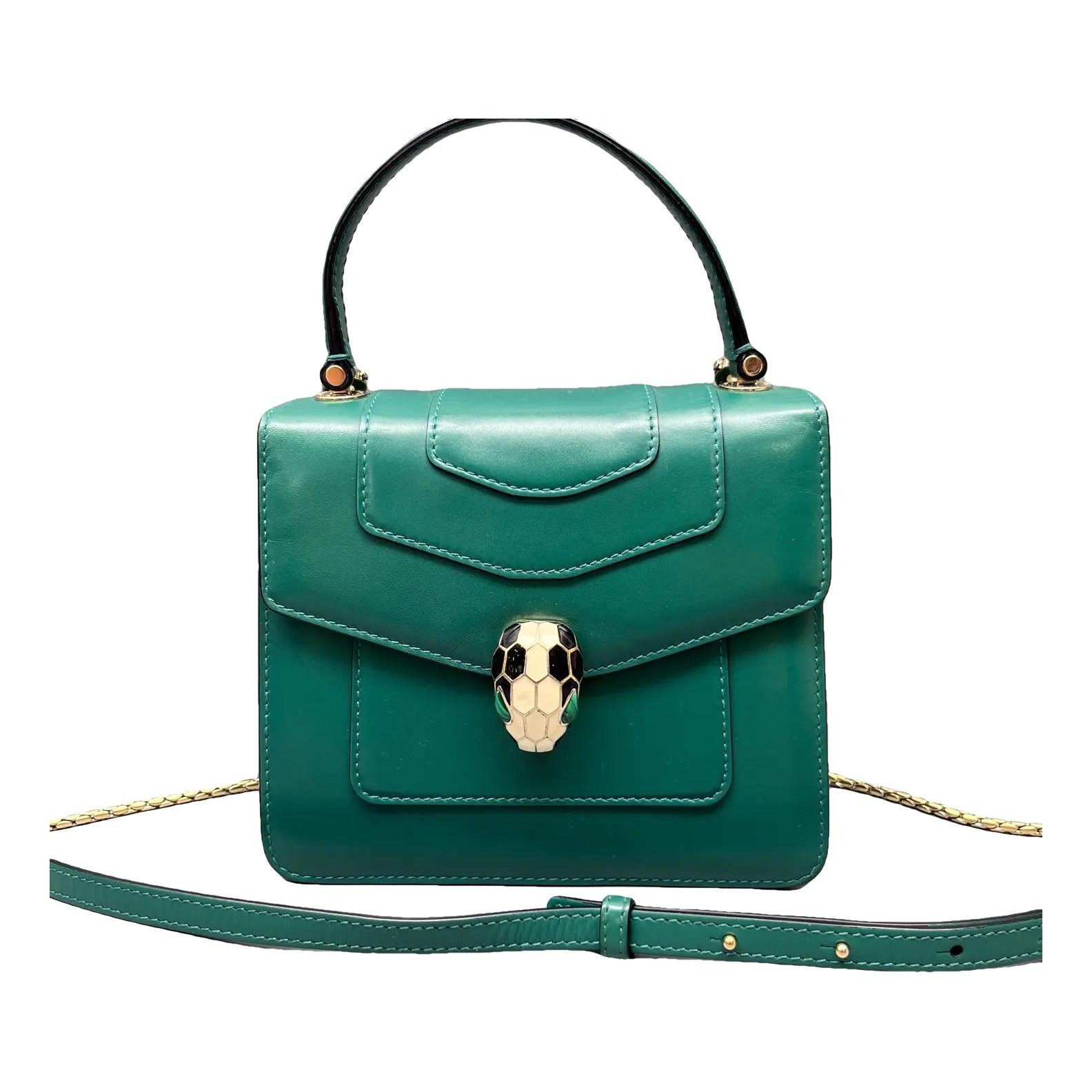 Serpenti leather crossbody bag