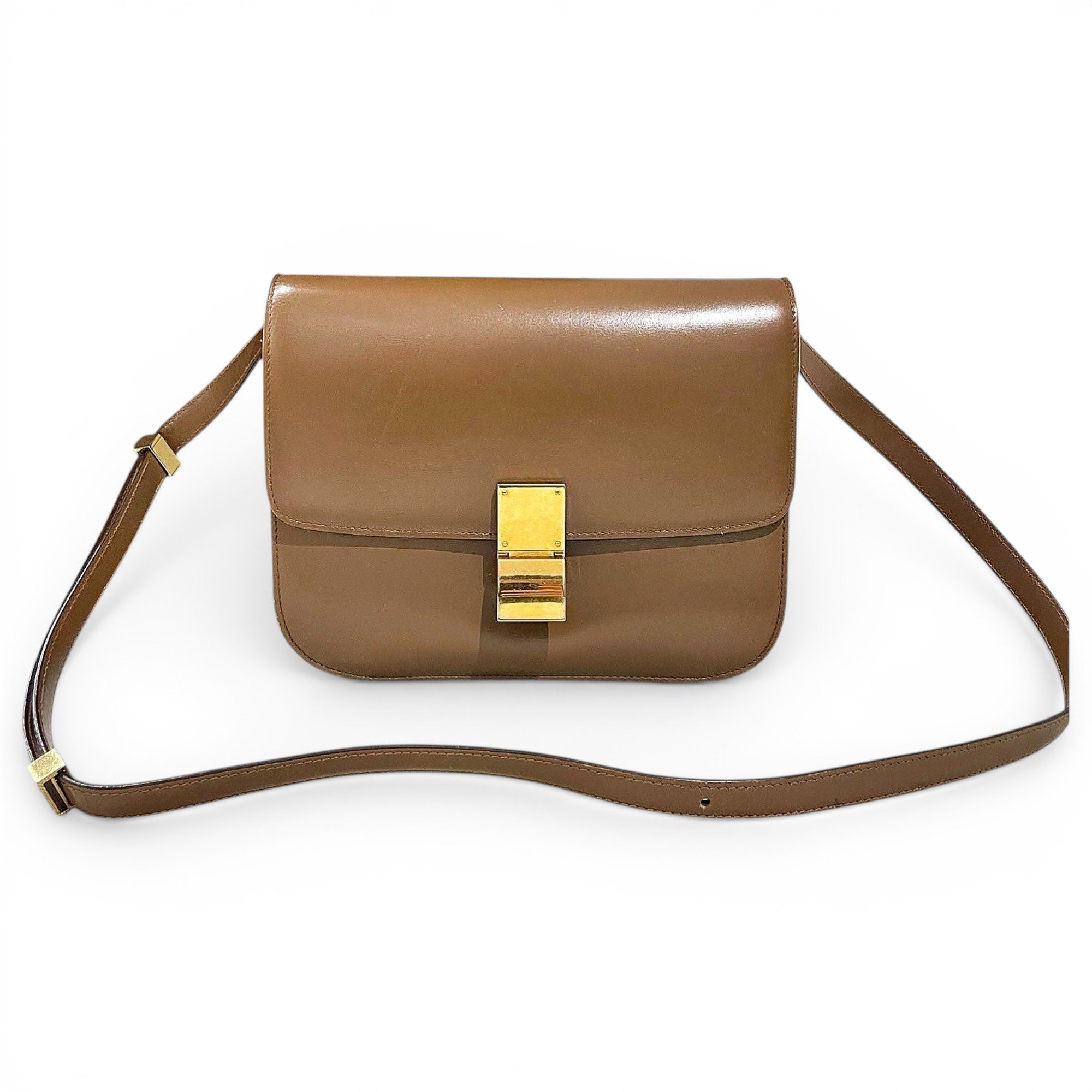Classic leather handbag