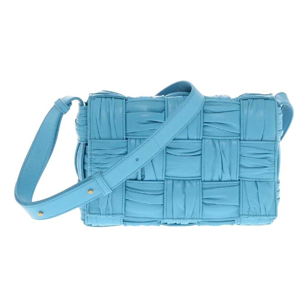 Cassette leather handbag