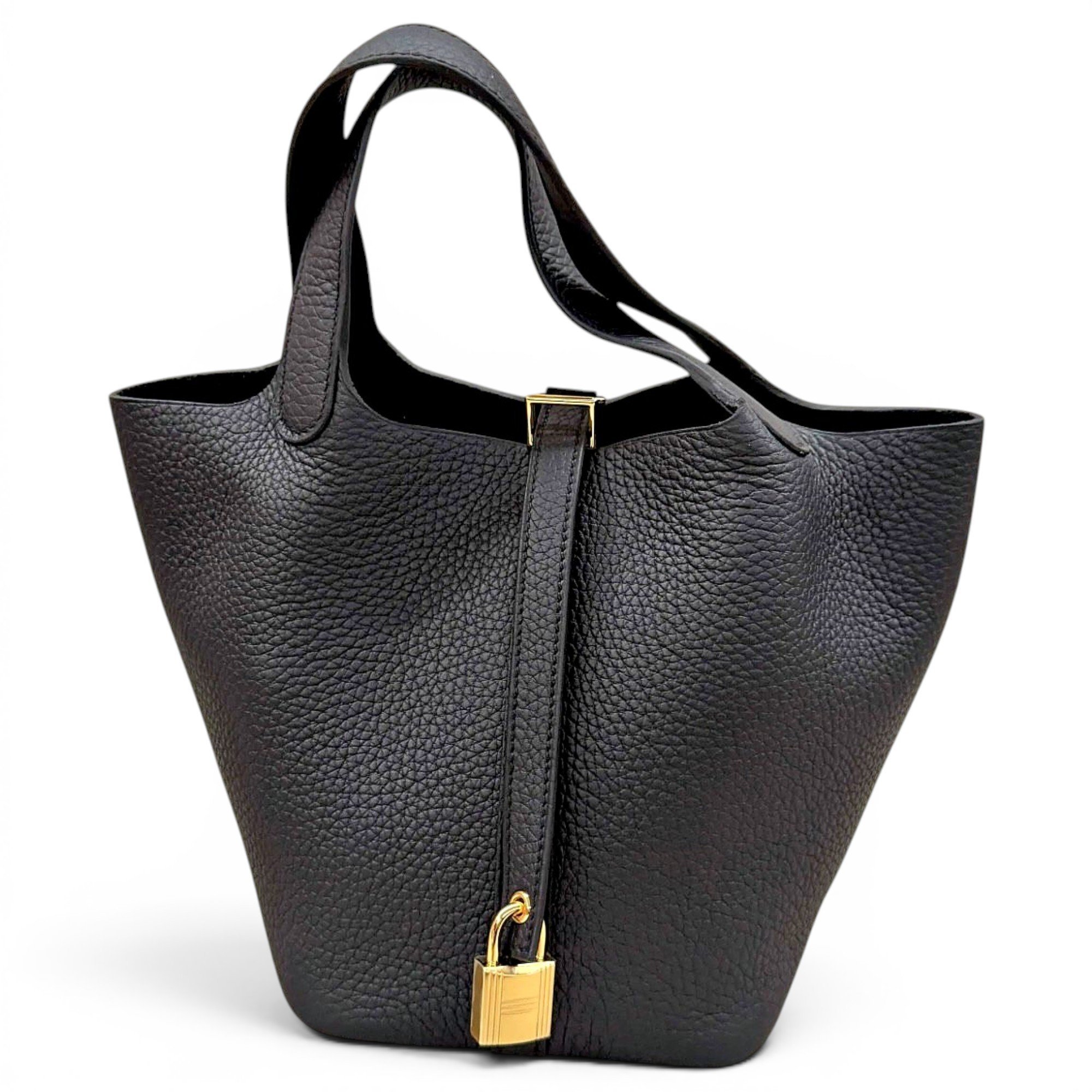 Picotin leather handbag
