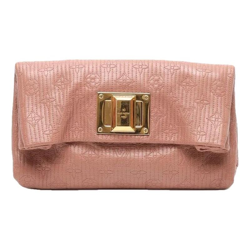 Altair leather clutch bag