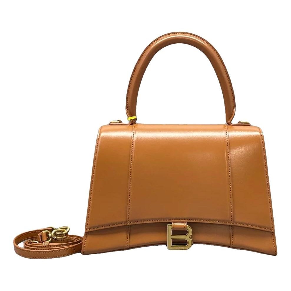 Hourglass leather mini bag