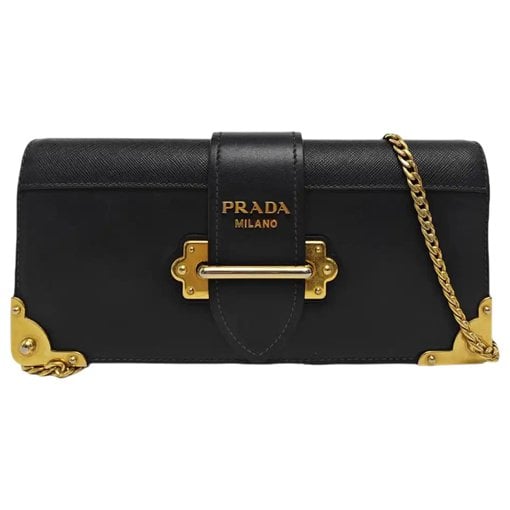 Cahier leather crossbody bag
