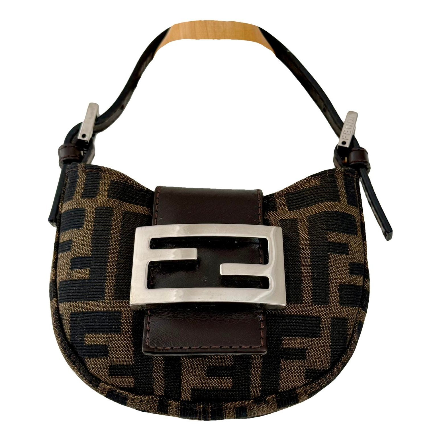 Croissant Vintage leather bag