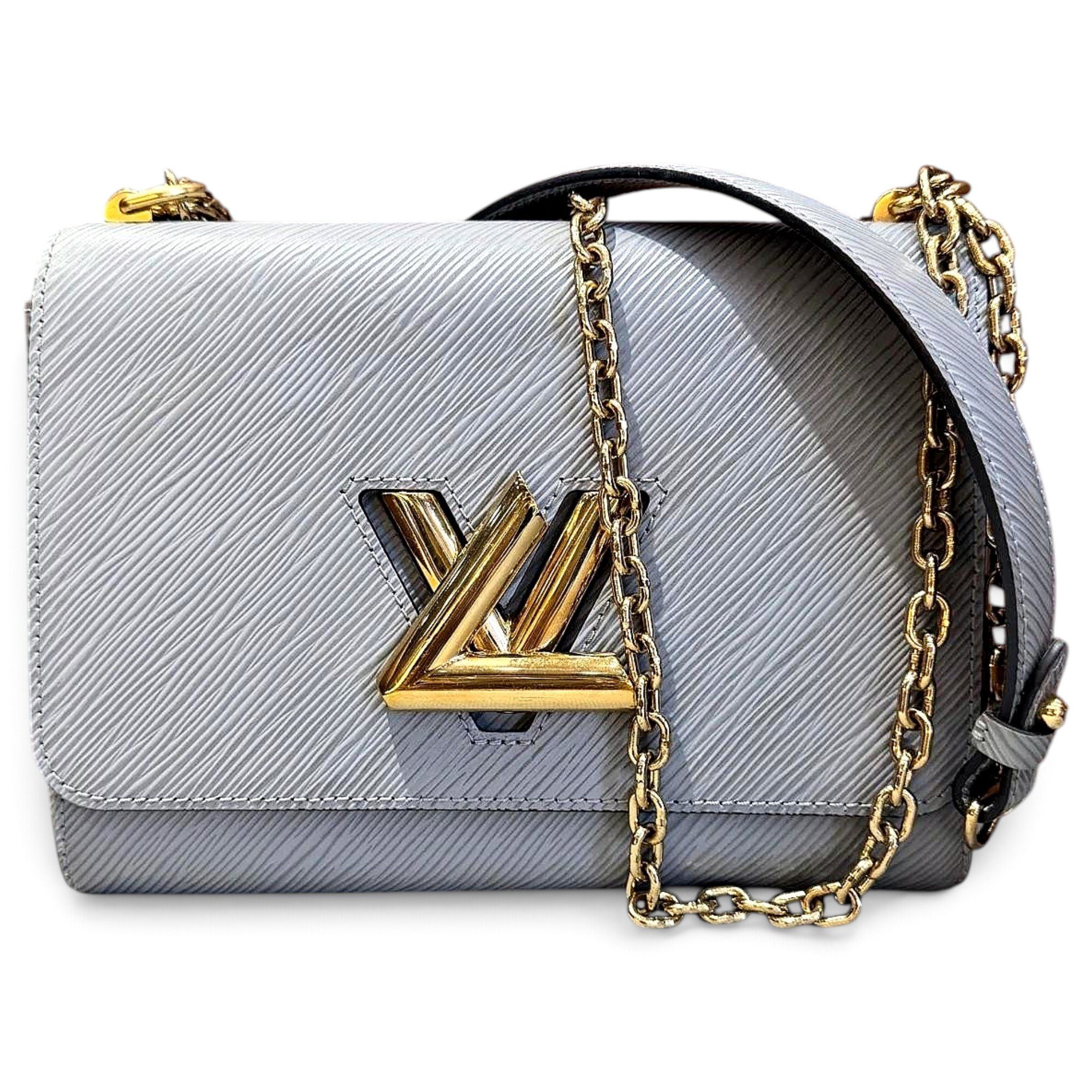 Twist leather handbag
