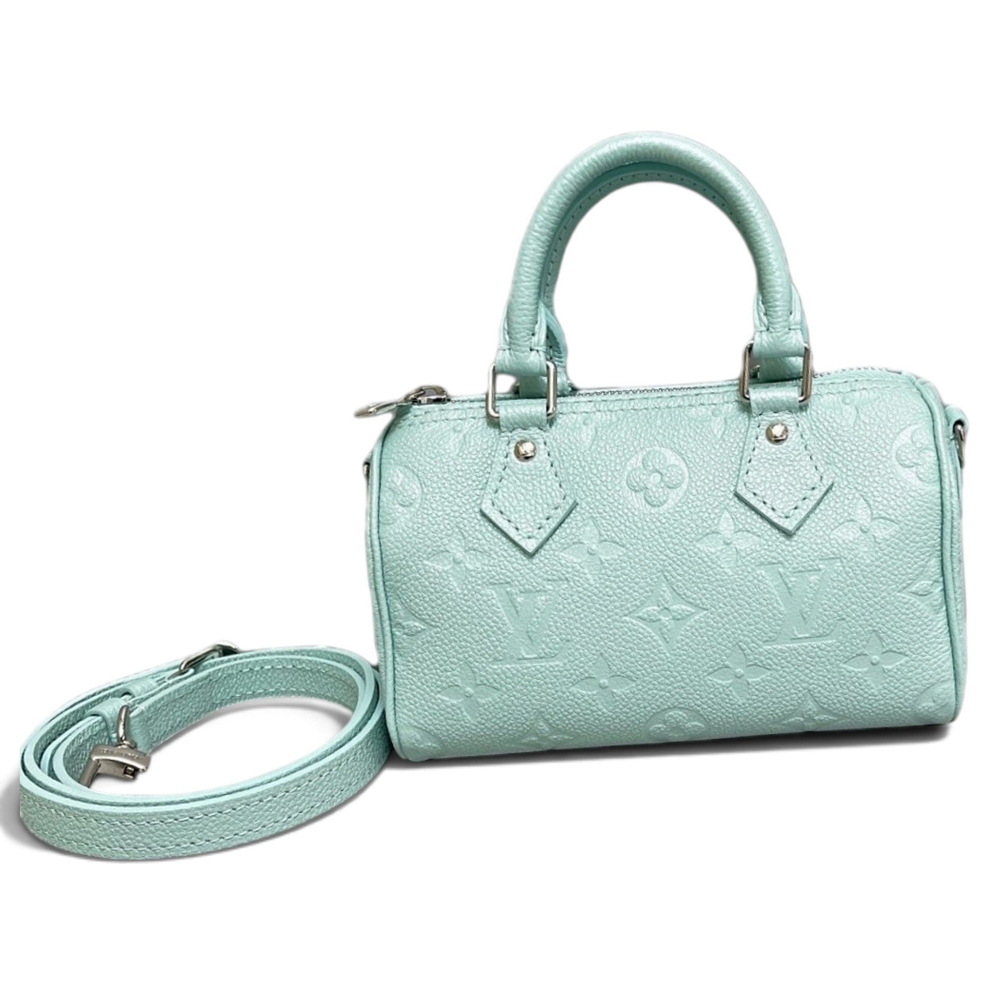 Louis Vuitton Nano Speedy / Mini HL leather handbag