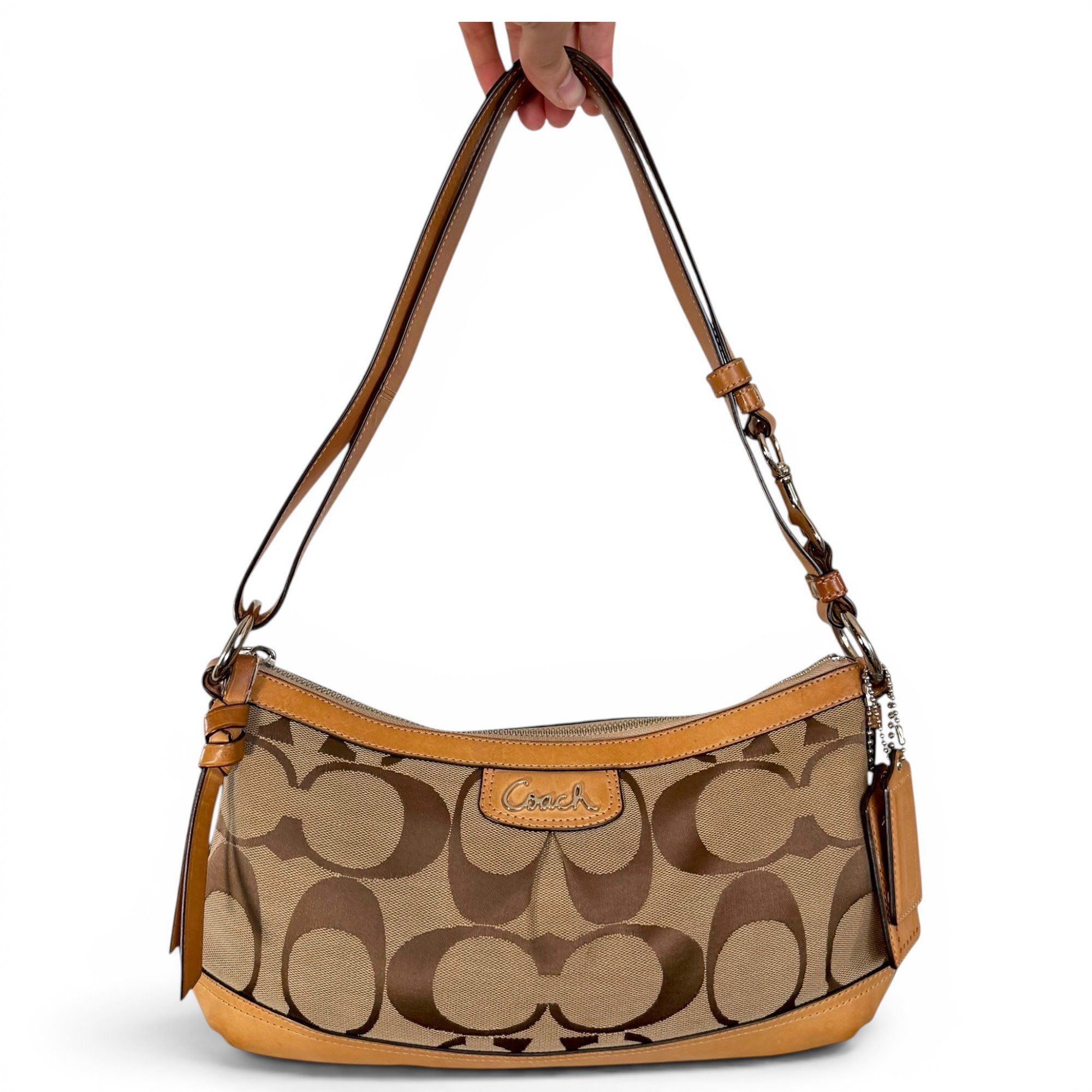 Signature Sufflette leather handbag