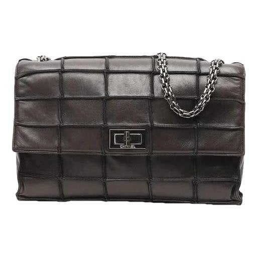 East West Chocolate Bar leather handbag
