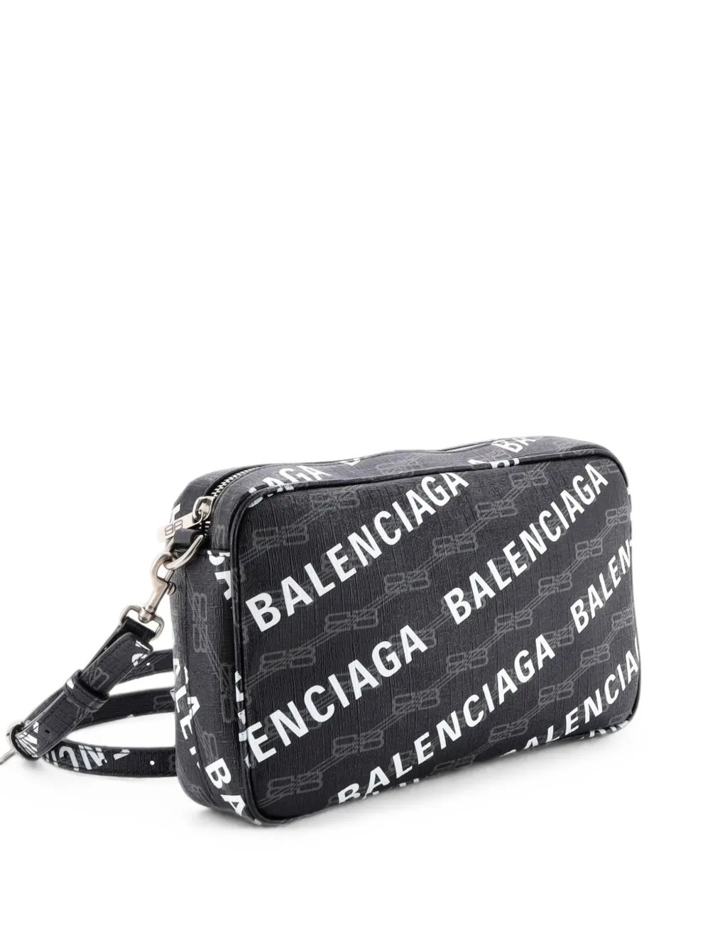 Balenciaga Signature Camera Bag BB Monogram Coated Canvas Medium crossbody bag