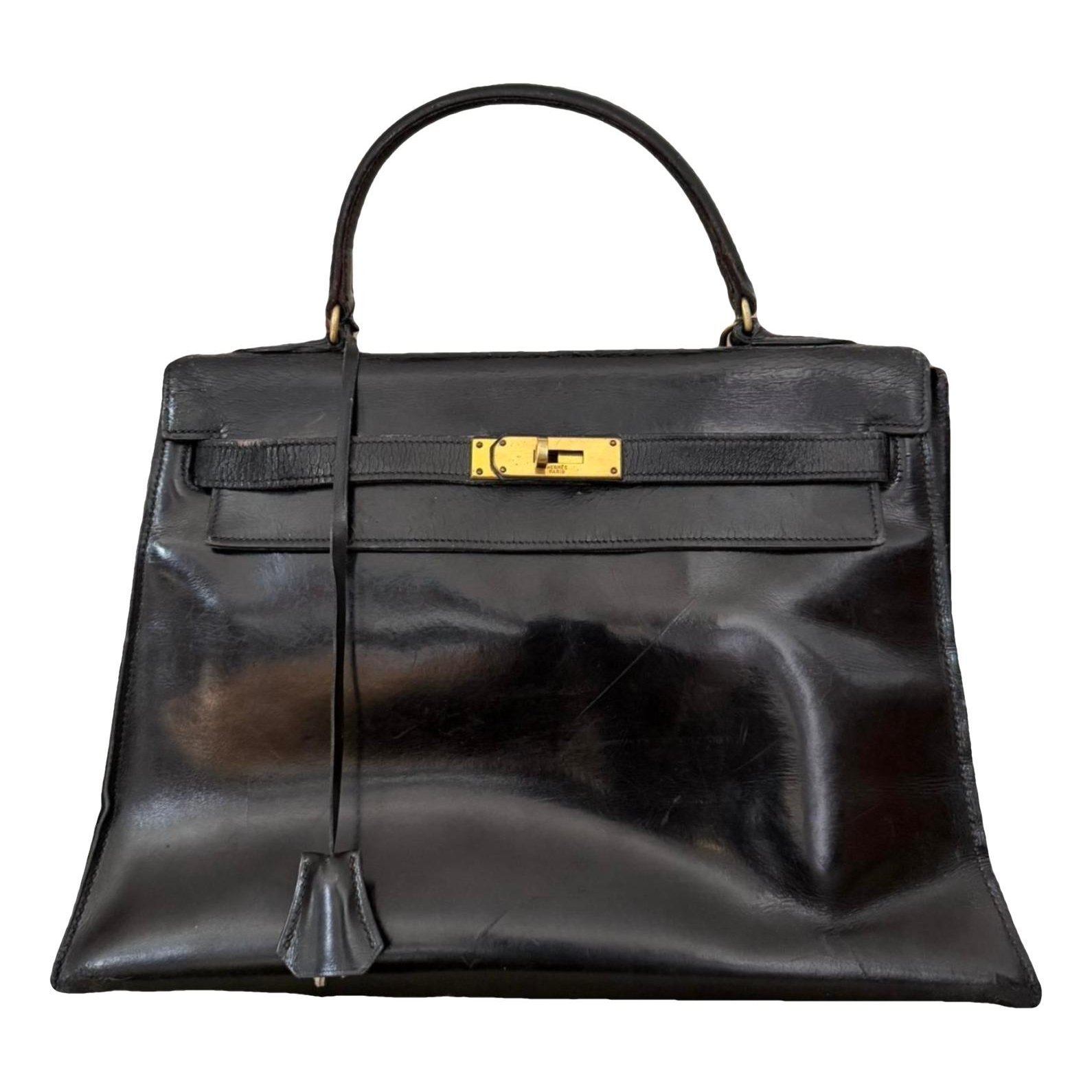 Kelly 32 leather handbag