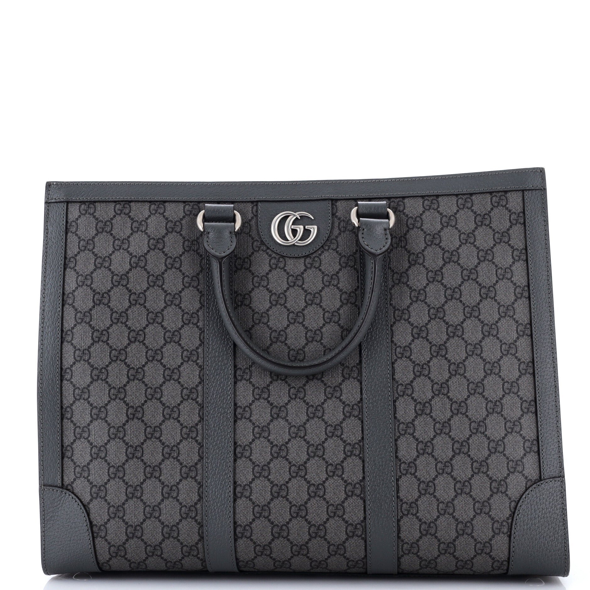 Ophidia Convertible Open Tote GG Coated Canvas Large
