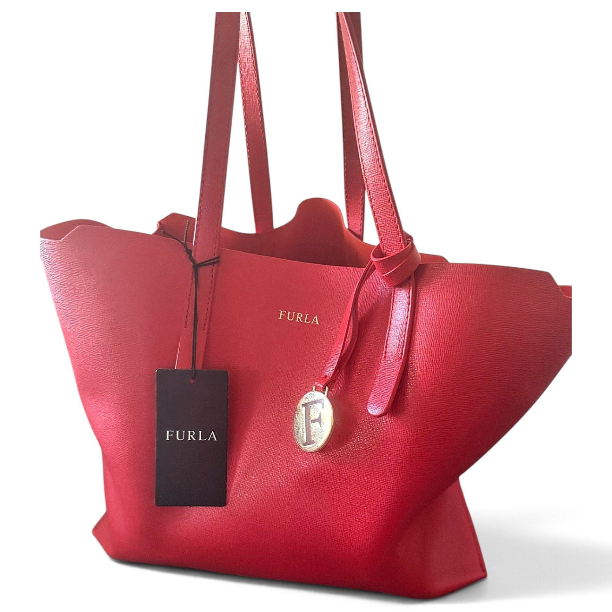 Leather tote