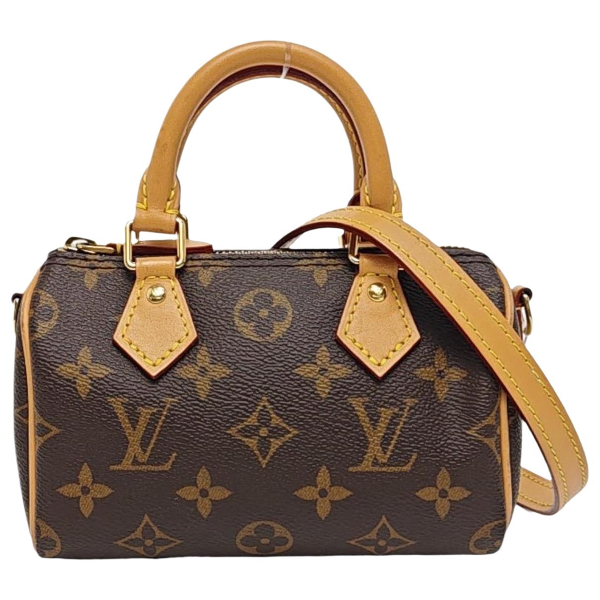 Nano Speedy / Mini HL leather handbag