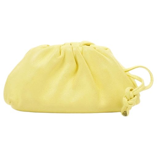 Pouch leather handbag