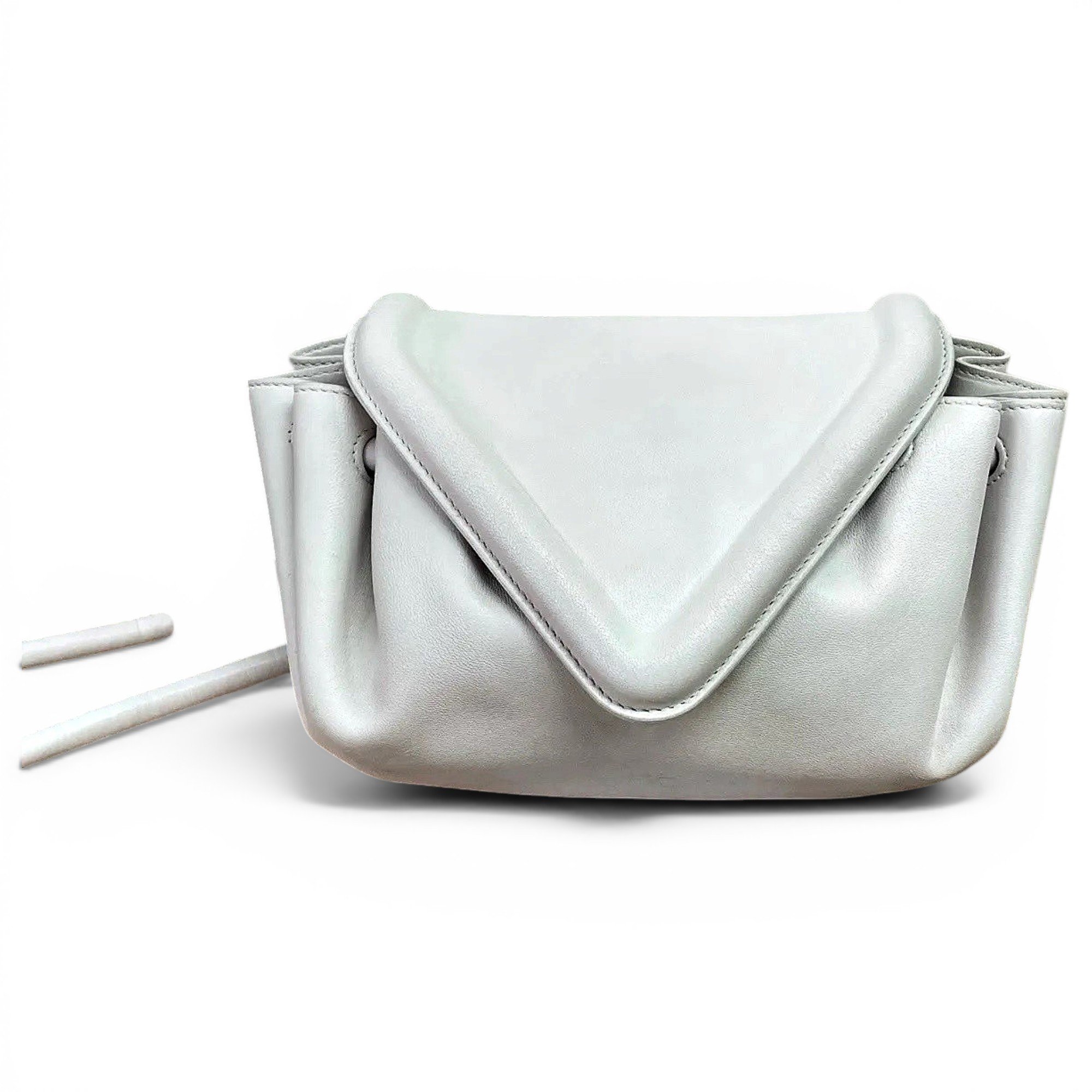 Beak leather crossbody bag