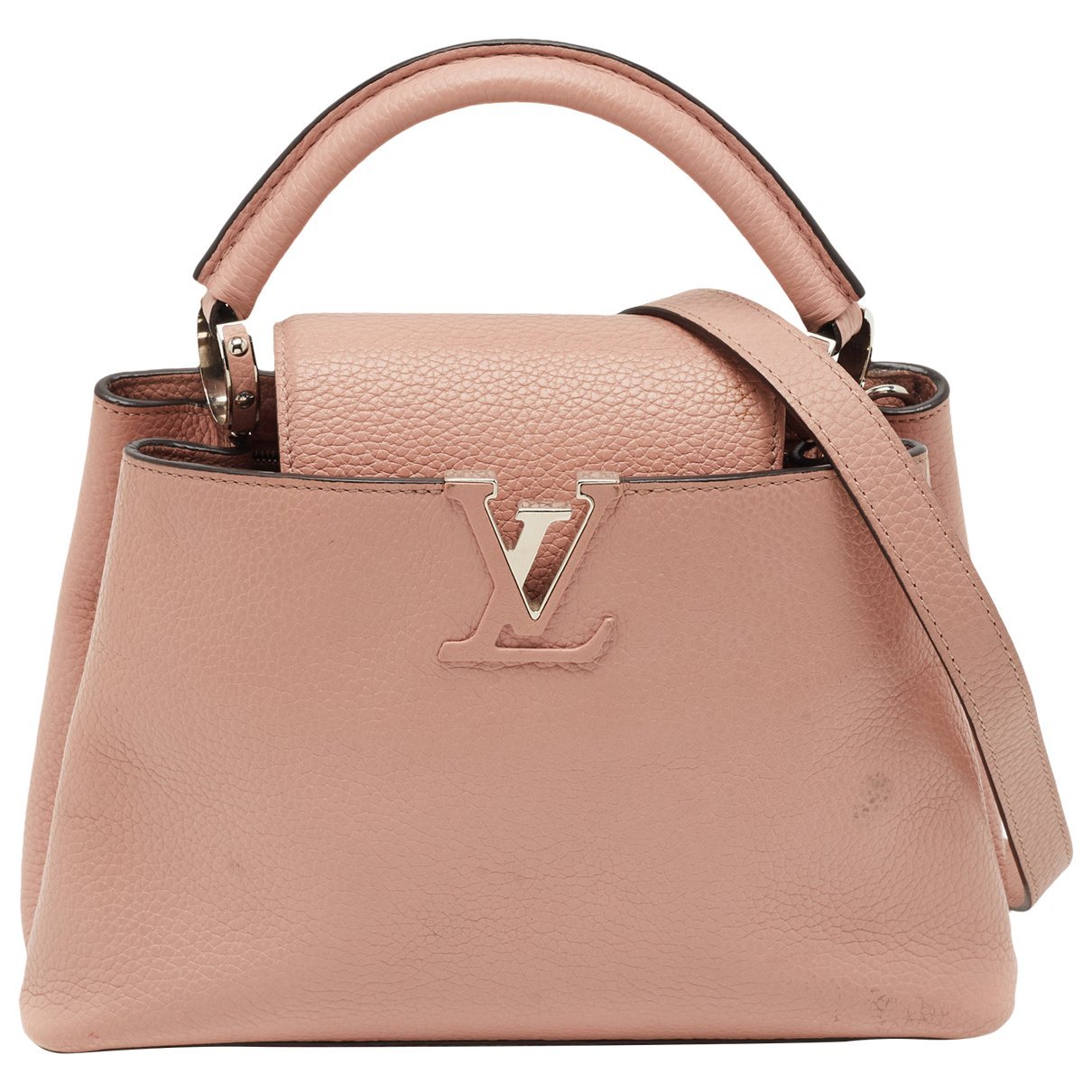 Capucines leather satchel