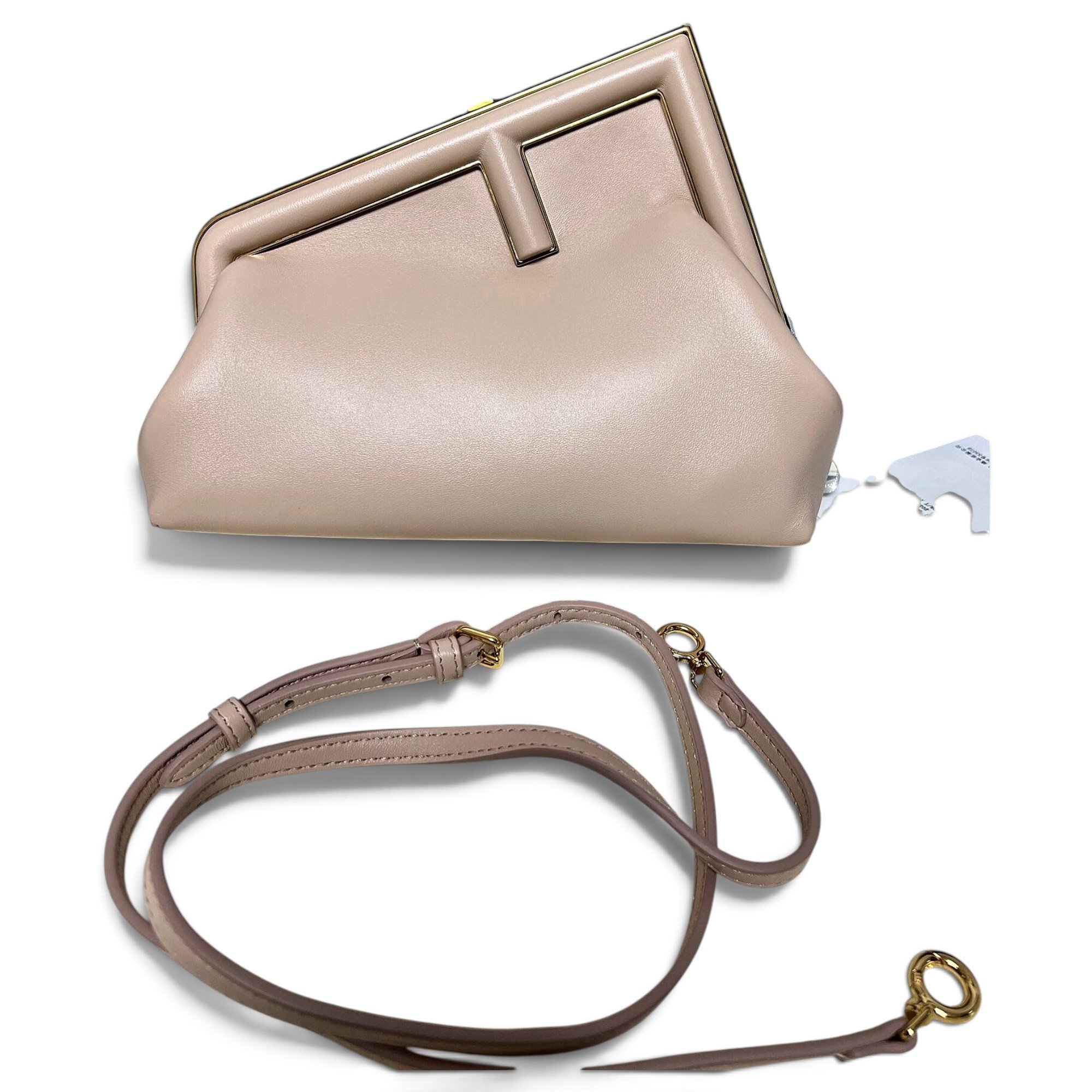 First leather handbag