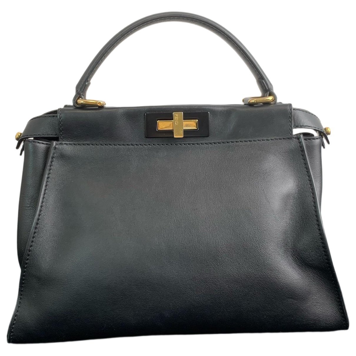 Peekaboo leather handbag