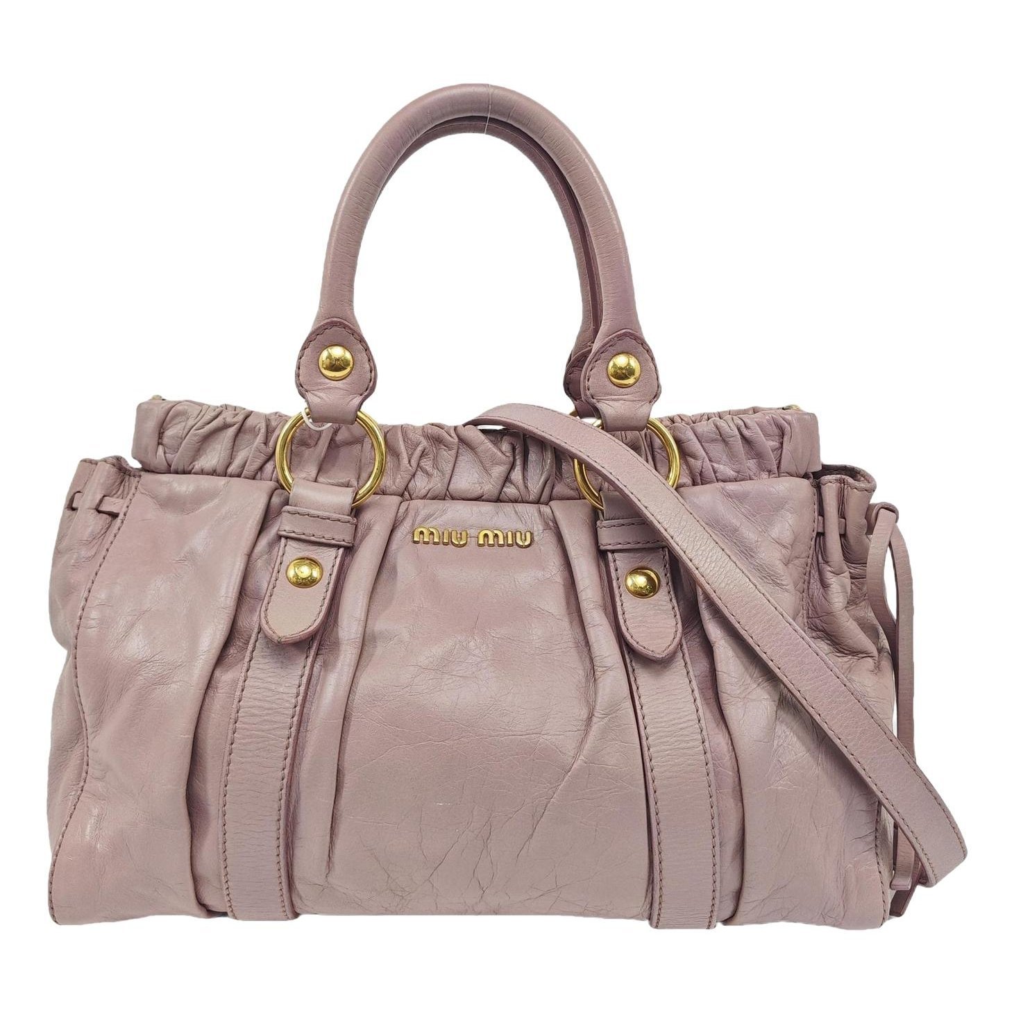 Leather handbag