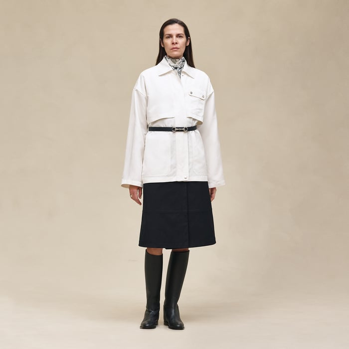 Blanc Cassé Short Safari Coat